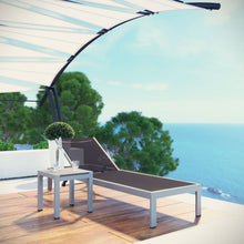 Load image into Gallery viewer, Coast 2 Piece Outdoor Patio Aluminum Mesh Chaise Set