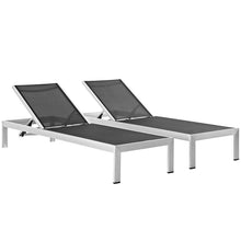 Load image into Gallery viewer, Coast Outdoor Patio Aluminum Mesh Chaise Set of 2