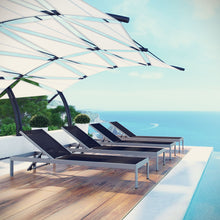 Load image into Gallery viewer, Coast Outdoor Patio Aluminum Mesh Chaise Set of 4