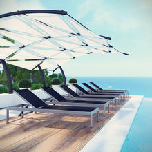 Load image into Gallery viewer, Coast Outdoor Patio Aluminum Mesh Chaise Set of 6