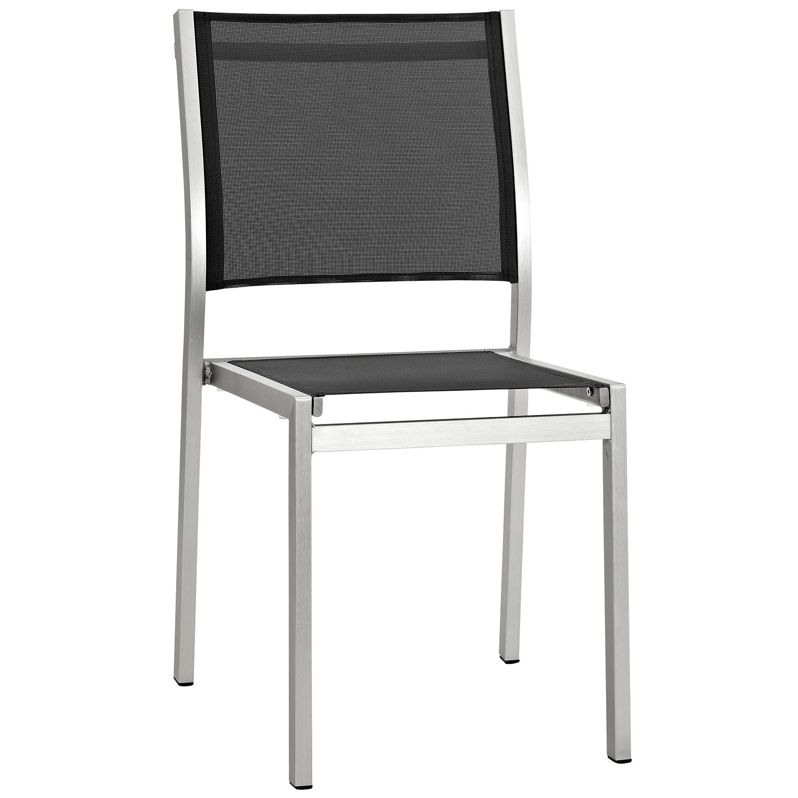 Coast 7-Piece Outdoor Patio Aluminum Dining Set – Mesh Side Chairs