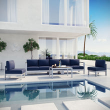 Load image into Gallery viewer, Coast 6 Piece Outdoor Patio Aluminum Sofa Set