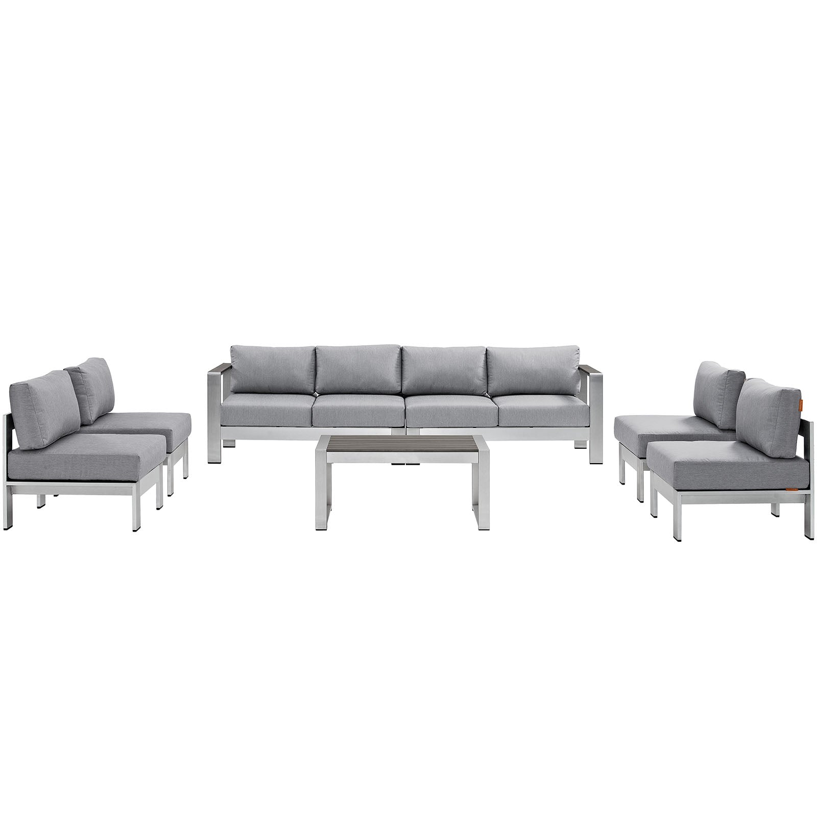 Coast 7-Piece Outdoor Patio Sectional Sofa Set