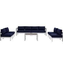 Load image into Gallery viewer, Coast 7-Piece Outdoor Patio Sectional Sofa Set