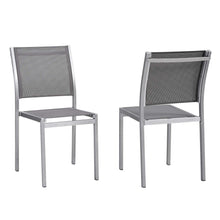 Load image into Gallery viewer, Coast Outdoor Patio Aluminum Mesh Side Chair (Set of 2)