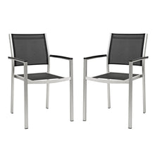 Load image into Gallery viewer, Coast Outdoor Patio Aluminum Mesh Dining Chair (Set of 2)