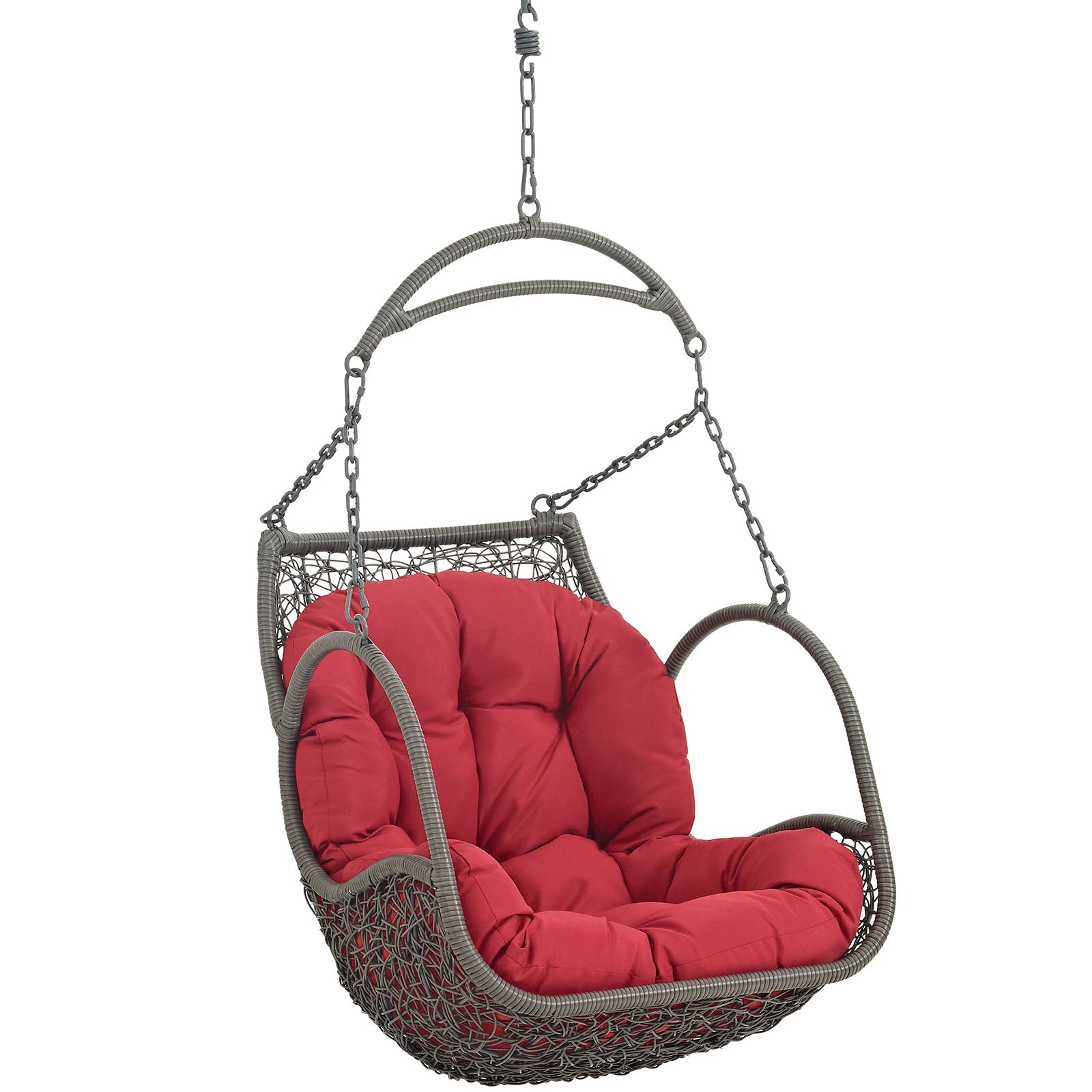 Marina Outdoor Patio Wood Swing Chair