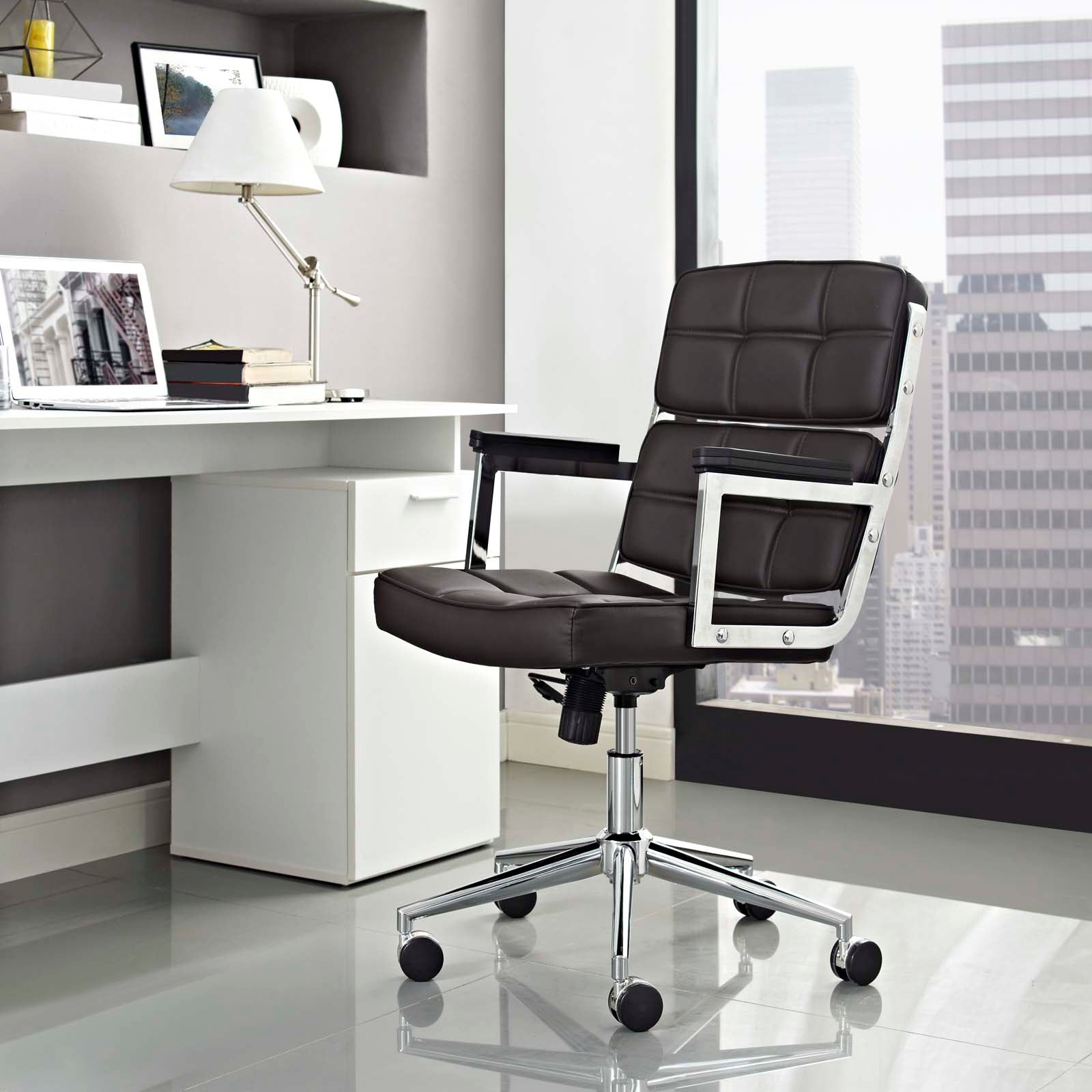Leadchair Upholstered Office Chair