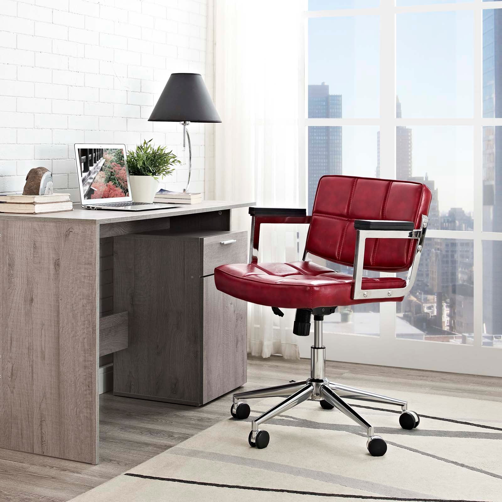 Mid Back Upholstered Lead Chair