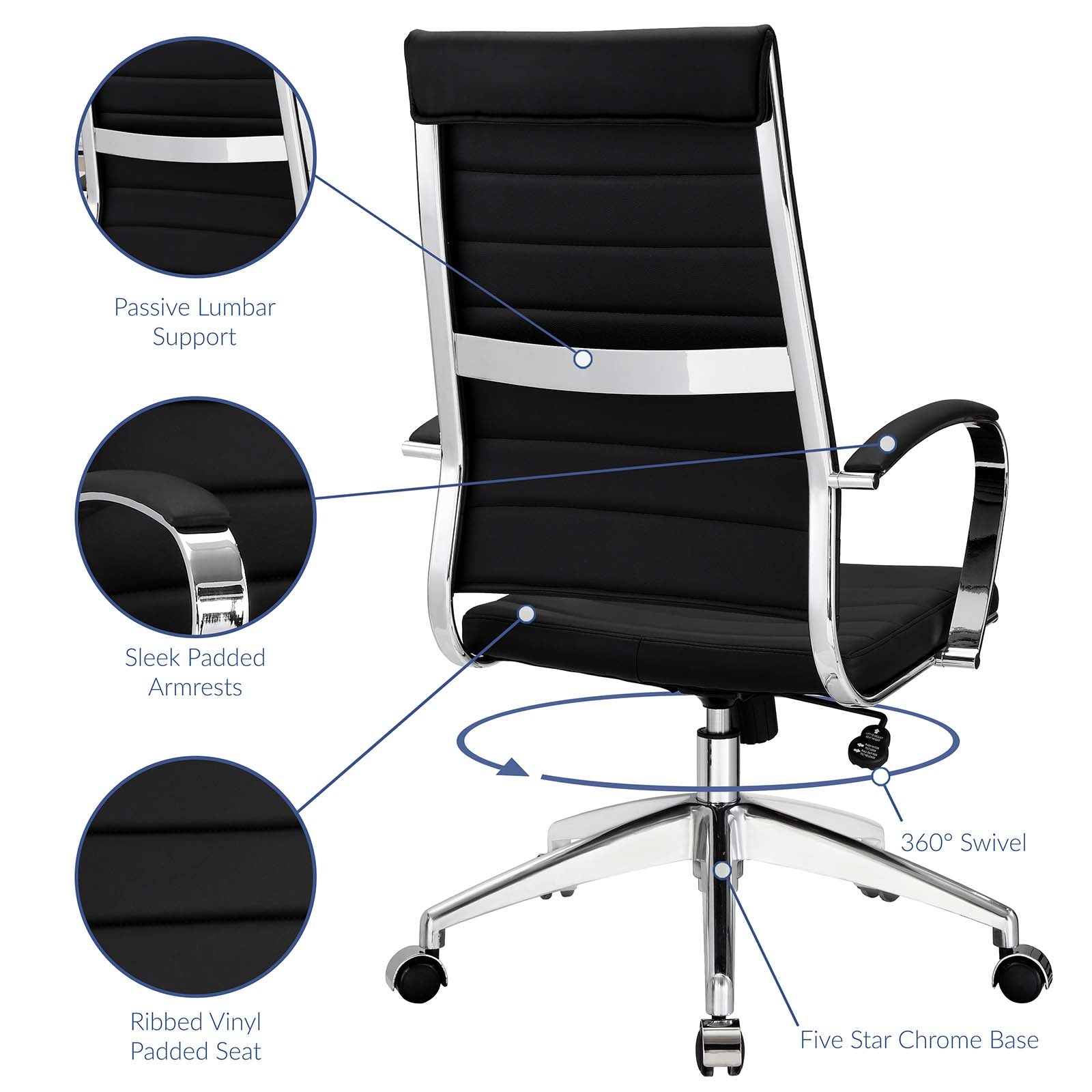 Deluxe High Back Office Chair
