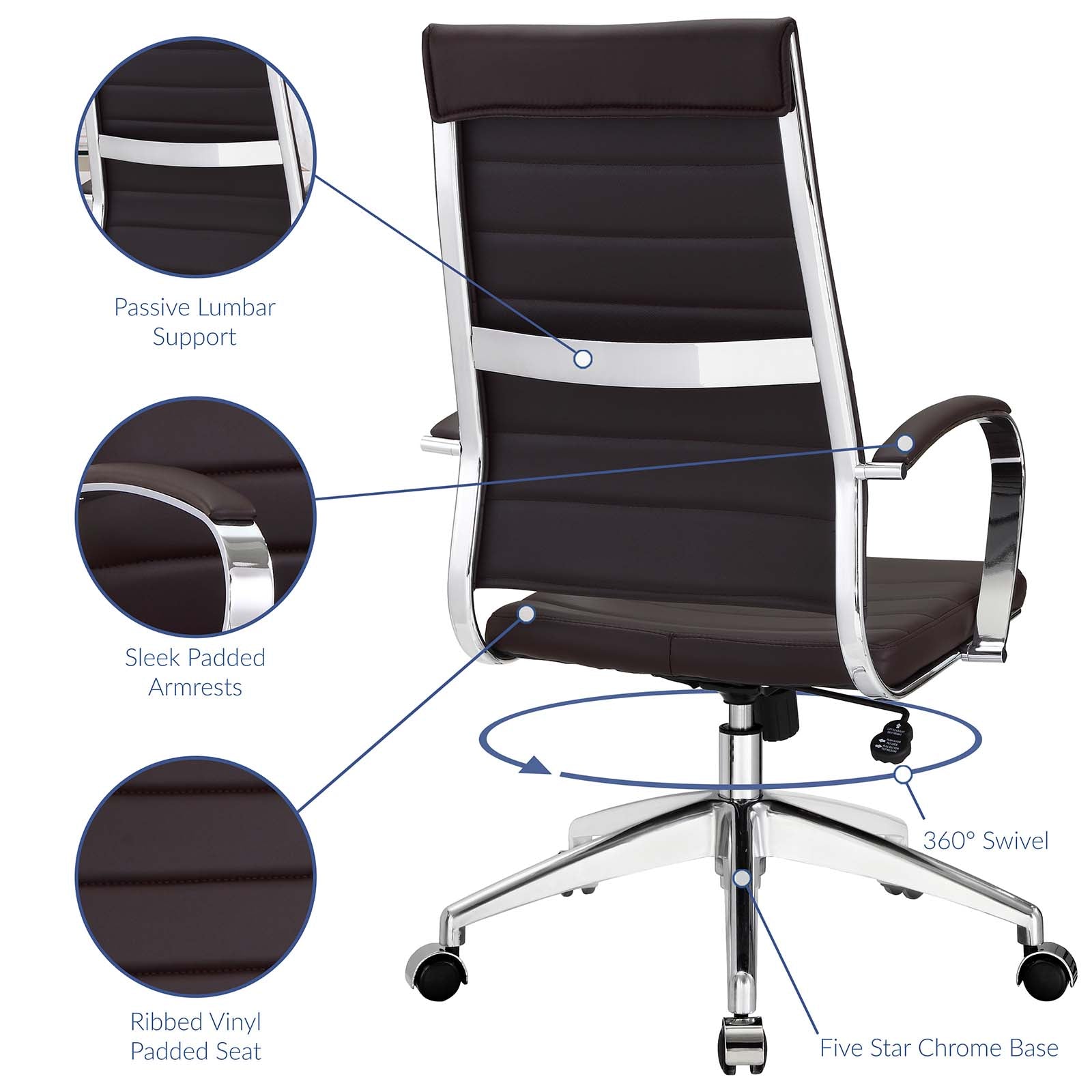 Deluxe High Back Office Chair