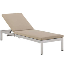 Load image into Gallery viewer, 3 Piece Outdoor Patio Aluminum Chaise with Cushions