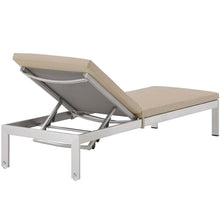 Load image into Gallery viewer, 3 Piece Outdoor Patio Aluminum Chaise with Cushions