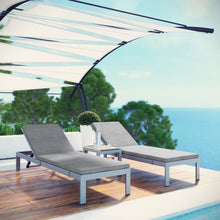Load image into Gallery viewer, 3 Piece Outdoor Patio Aluminum Chaise with Cushions