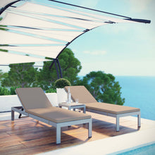 Load image into Gallery viewer, 3 Piece Outdoor Patio Aluminum Chaise with Cushions