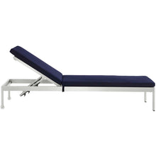 Load image into Gallery viewer, 3 Piece Outdoor Patio Aluminum Chaise with Cushions