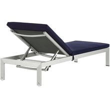 Load image into Gallery viewer, 3 Piece Outdoor Patio Aluminum Chaise with Cushions