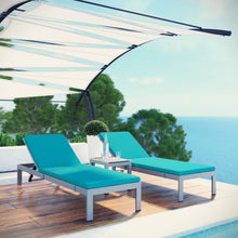 Load image into Gallery viewer, 3 Piece Outdoor Patio Aluminum Chaise with Cushions
