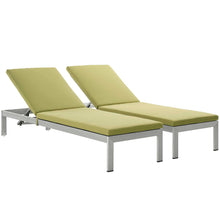 Load image into Gallery viewer, Coast Chaise with Cushions Outdoor Patio Aluminum Set of 2