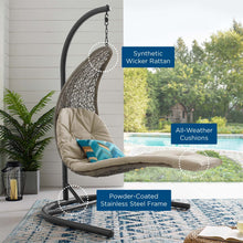 Load image into Gallery viewer, Landscape Hanging Chaise Lounge Outdoor Patio Swing Chair