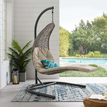 Load image into Gallery viewer, Landscape Hanging Chaise Lounge Outdoor Patio Swing Chair