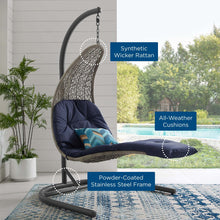 Load image into Gallery viewer, Landscape Hanging Chaise Lounge Outdoor Patio Swing Chair