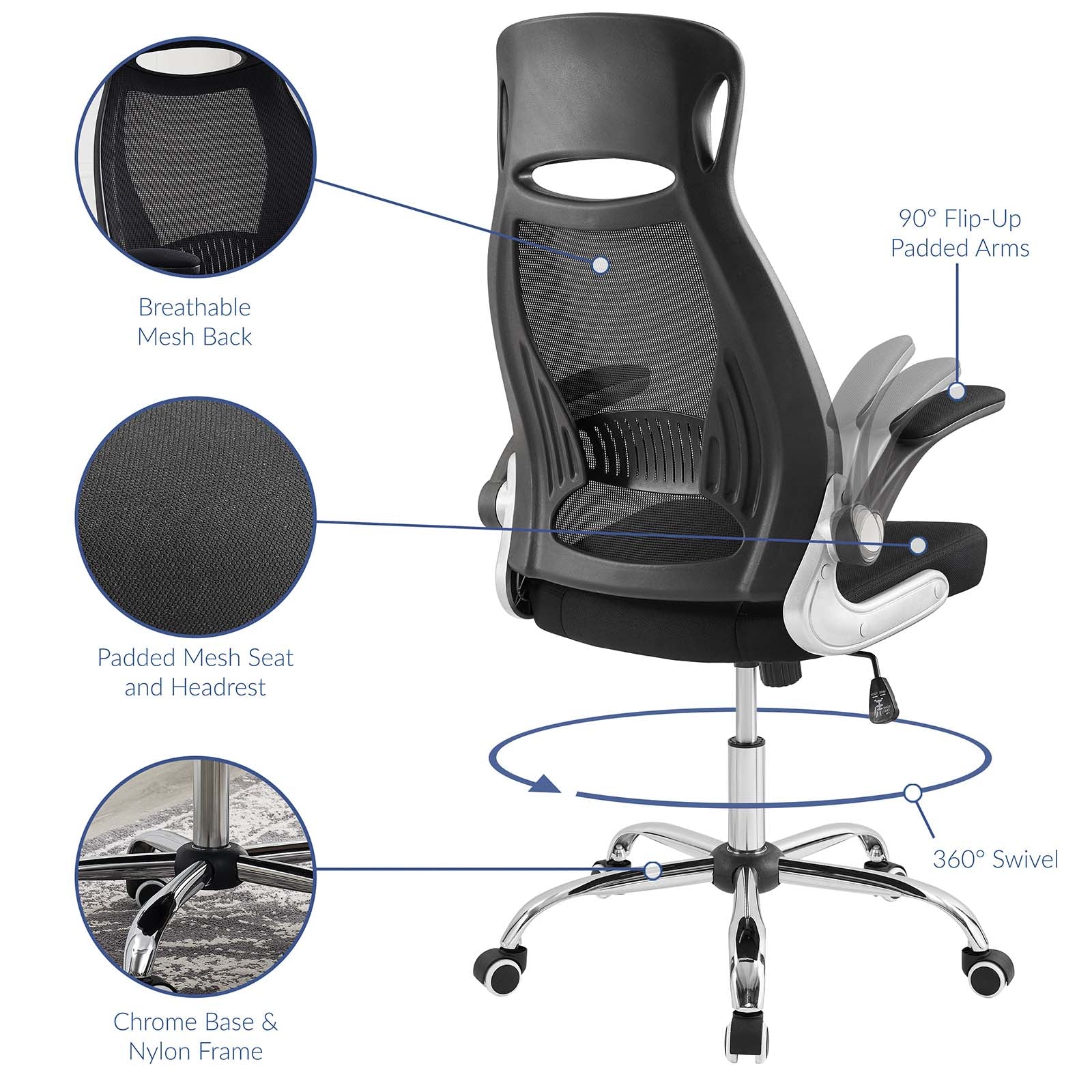 Tuscan Mesh Office Managers Chair