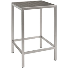 Load image into Gallery viewer, Coast 3 Piece Outdoor Patio Aluminum Pub Set With Armed Bar Stools