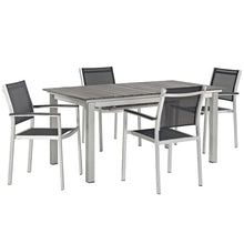 Load image into Gallery viewer, Coast 5-Piece Outdoor Patio Aluminum Dining Set