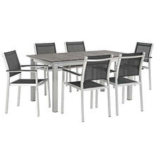 Load image into Gallery viewer, Coast 7-Piece Outdoor Patio Aluminum Dining Set