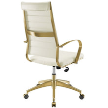 Load image into Gallery viewer, Deluxe Gold Stainless Steel Highback Office Chair