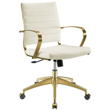 Load image into Gallery viewer, Deluxe Gold Stainless Steel Midback Office Chair