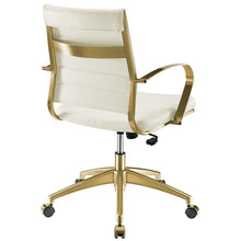 Load image into Gallery viewer, Deluxe Gold Stainless Steel Midback Office Chair