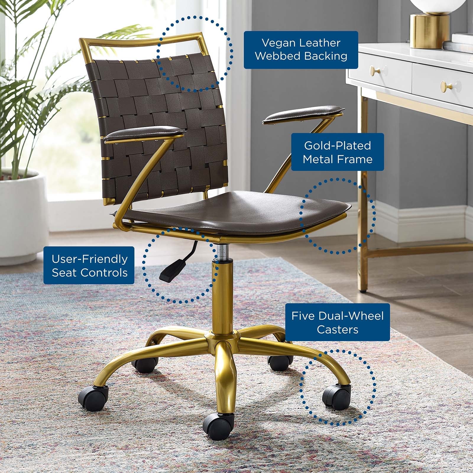 Lynch Gold Task Chair