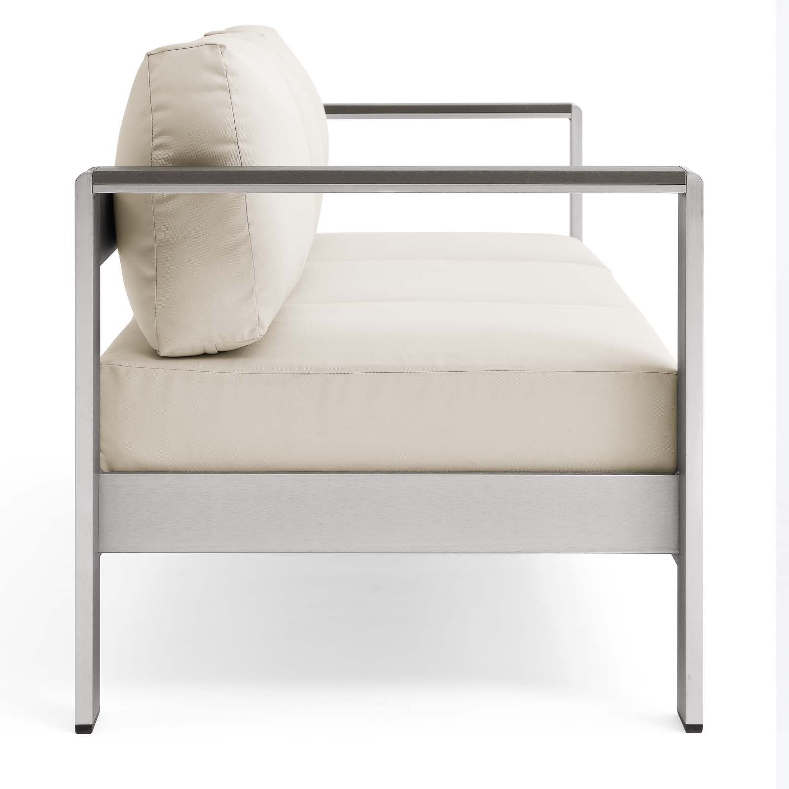 Coast Outdoor Patio Aluminum Sofa