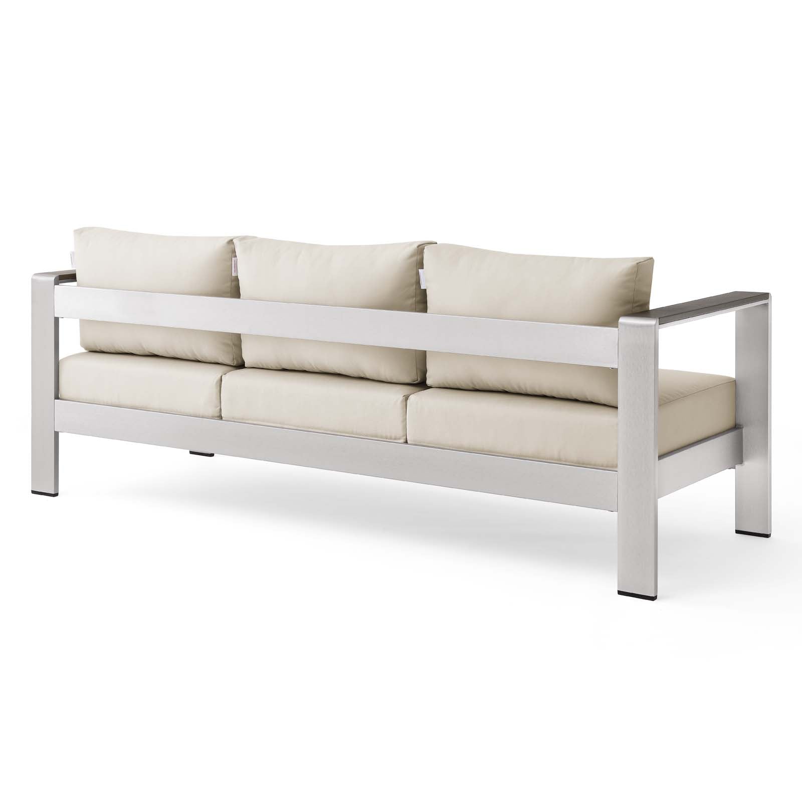 Coast Outdoor Patio Aluminum Sofa
