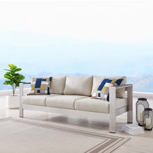 Load image into Gallery viewer, Coast Outdoor Patio Aluminum Sofa