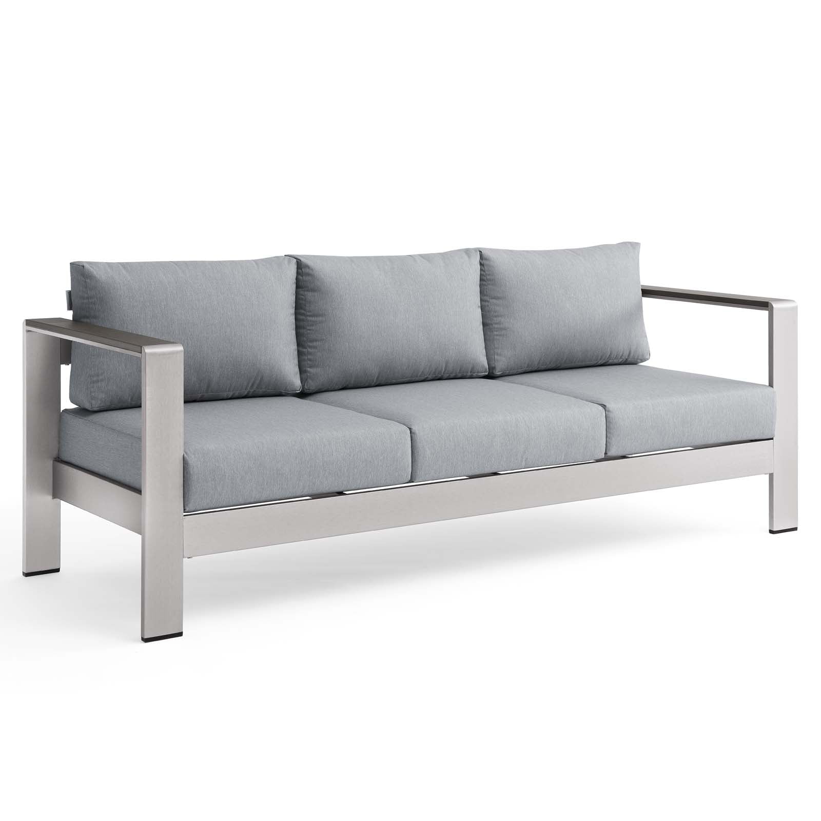 Coast Outdoor Patio Aluminum Sofa