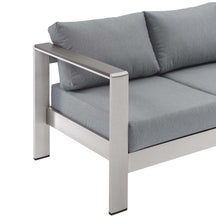 Load image into Gallery viewer, Coast Outdoor Patio Aluminum Sofa