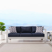 Load image into Gallery viewer, Coast Outdoor Patio Aluminum Sofa