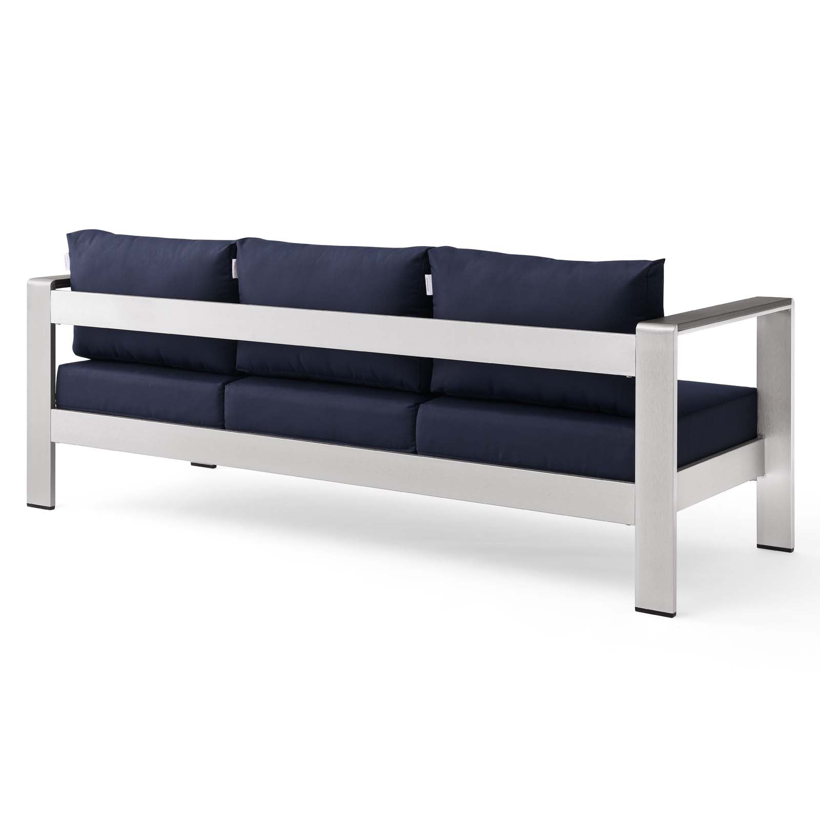 Coast Outdoor Patio Aluminum Sofa