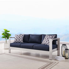 Load image into Gallery viewer, Coast Outdoor Patio Aluminum Sofa