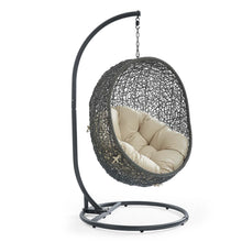 Load image into Gallery viewer, Hide Outdoor Patio Sunbrella® Swing Chair With Stand