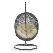 Load image into Gallery viewer, Hide Outdoor Patio Sunbrella® Swing Chair With Stand