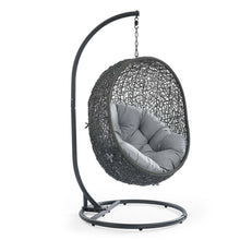 Load image into Gallery viewer, Hide Outdoor Patio Sunbrella® Swing Chair With Stand