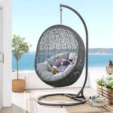 Load image into Gallery viewer, Hide Outdoor Patio Sunbrella® Swing Chair With Stand