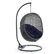 Load image into Gallery viewer, Hide Outdoor Patio Sunbrella® Swing Chair With Stand