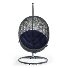 Load image into Gallery viewer, Hide Outdoor Patio Sunbrella® Swing Chair With Stand