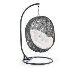 Load image into Gallery viewer, Hide Outdoor Patio Sunbrella® Swing Chair With Stand