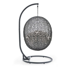 Load image into Gallery viewer, Hide Outdoor Patio Sunbrella® Swing Chair With Stand